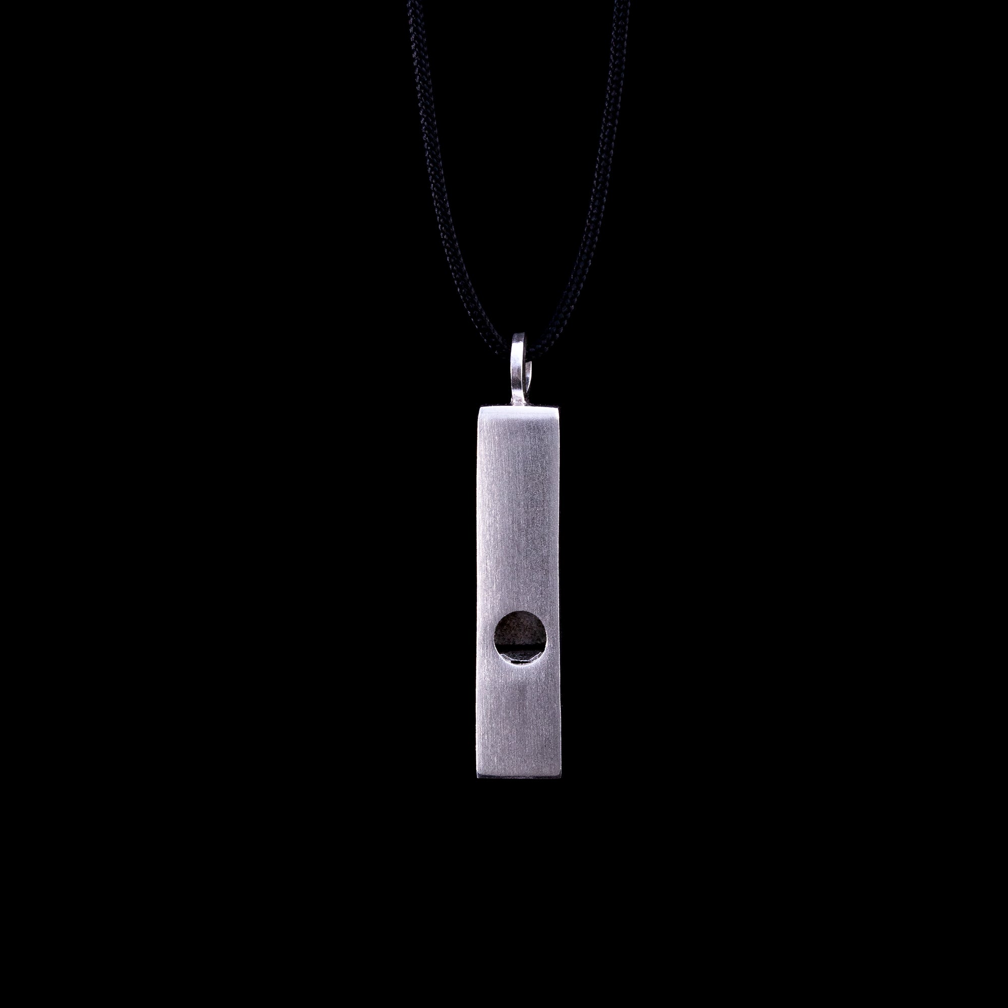 Straight Edge Whistle Pendant