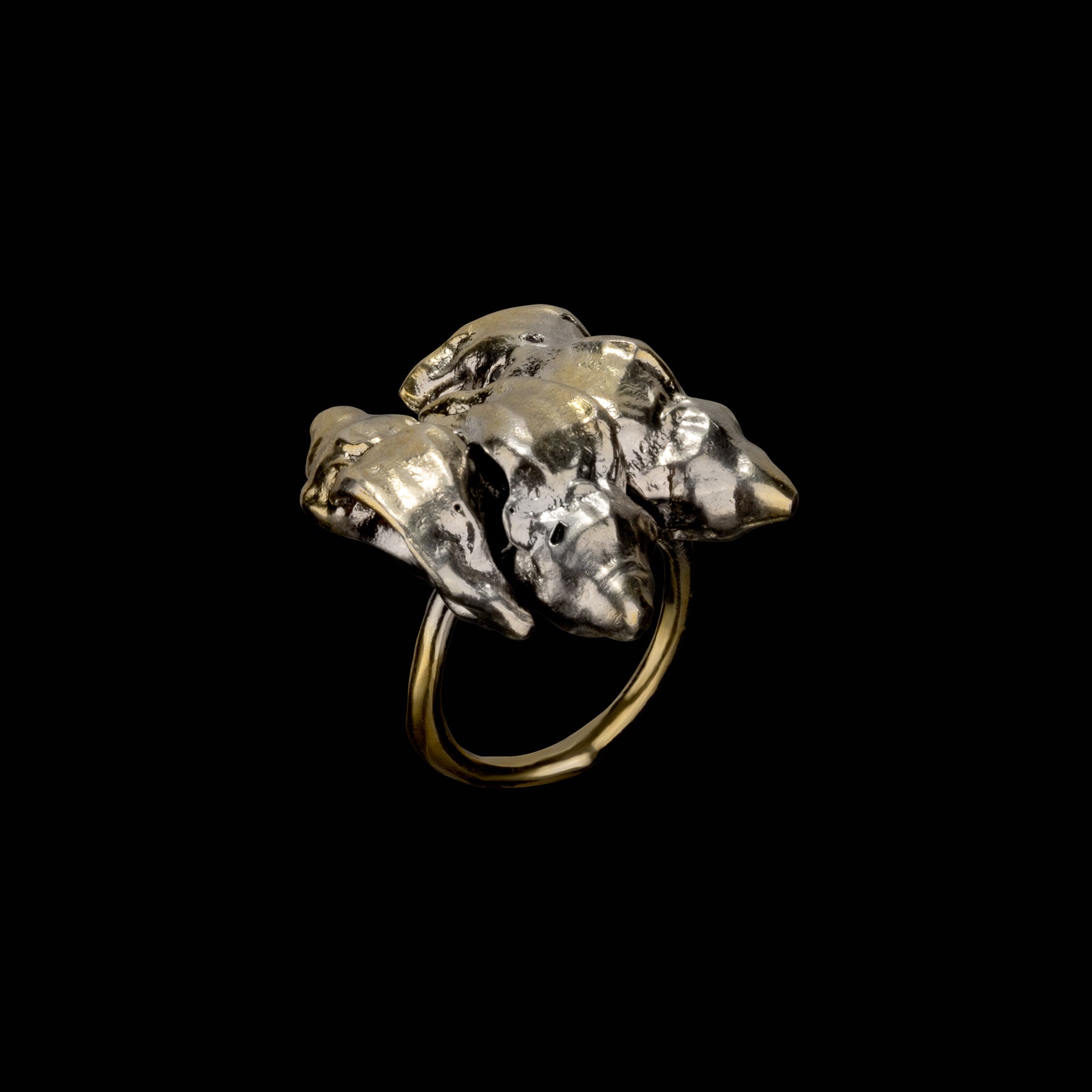 Amazing creatures Ring Triton II Oxidized