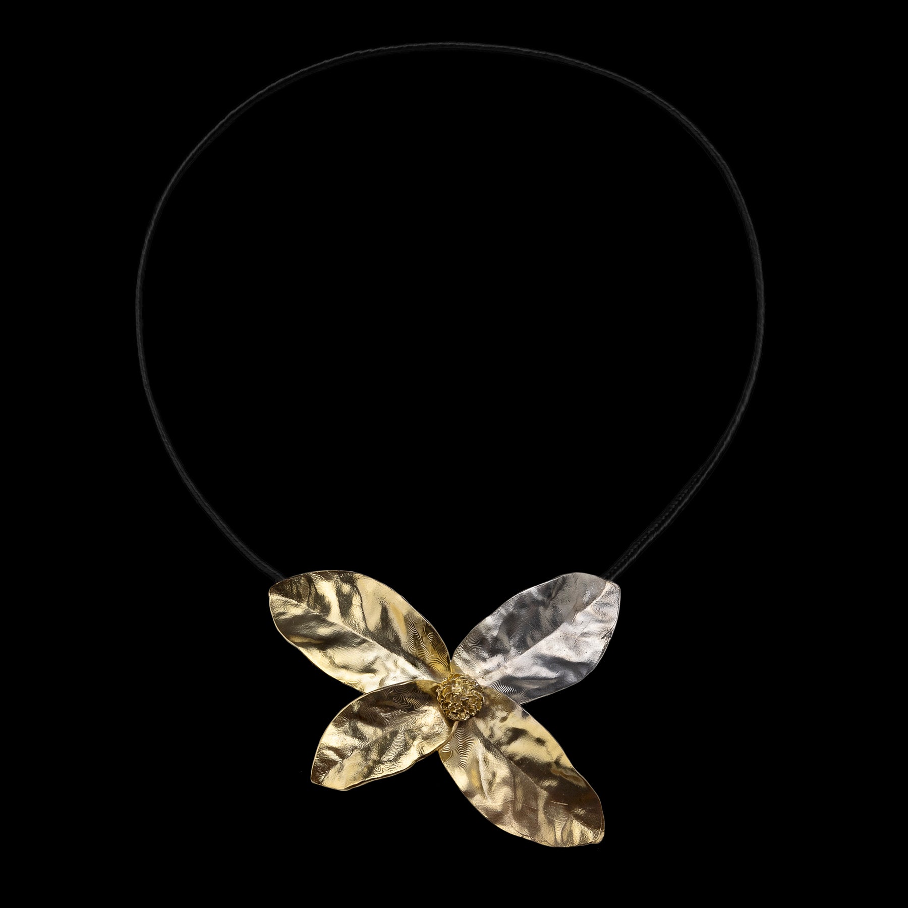 Flower Pendant and Necklace