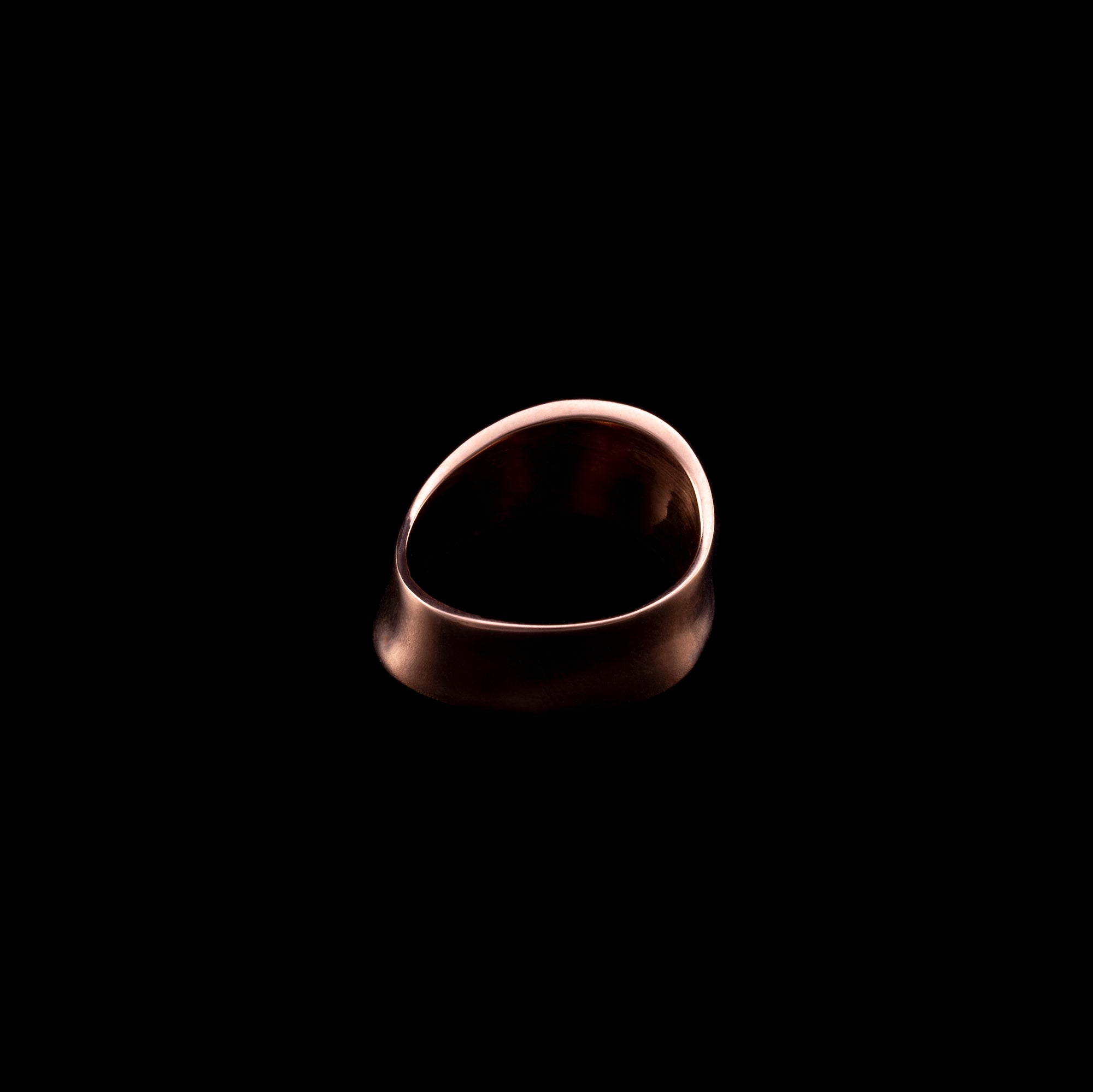 Ροζ 9Κ ή Κίτρινο Χρυσό 18Κ ή Ασημένιο 925 Δαχτυλίδι Βέρα Curvy Fat Ring
