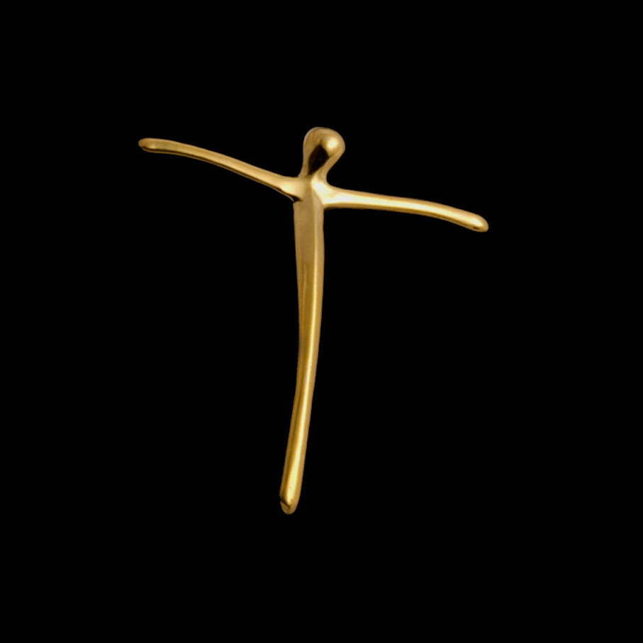 Χρυσός Σταυρός 18Κ Figurative Cross