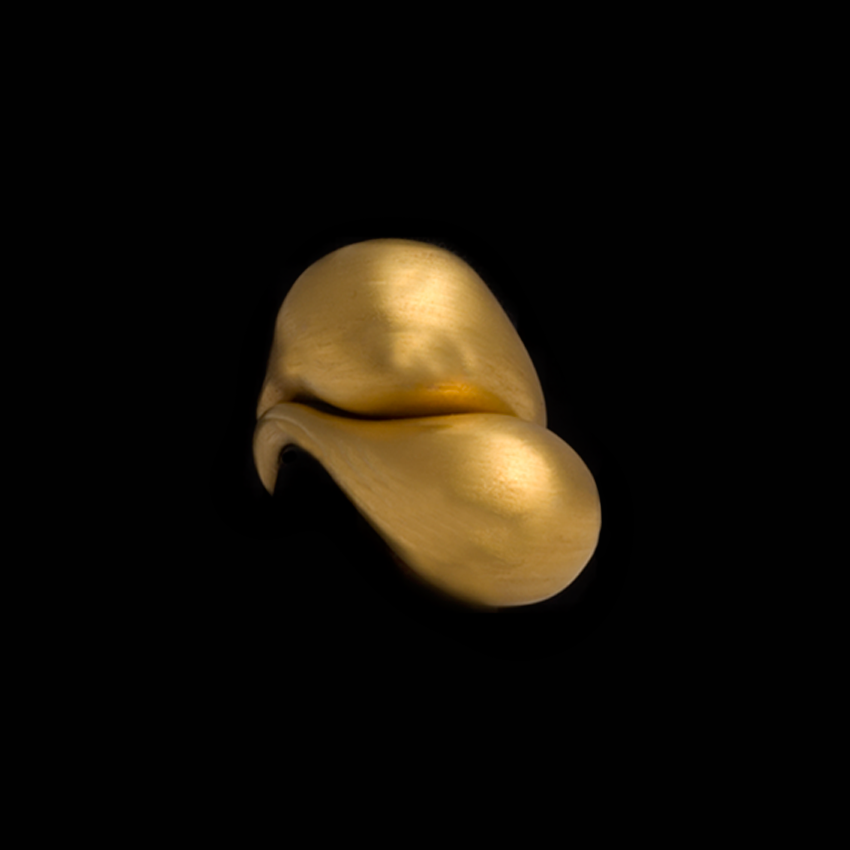 Χρυσό Δαχτυλίδι 18Κ Sea Pebble Ring Series
