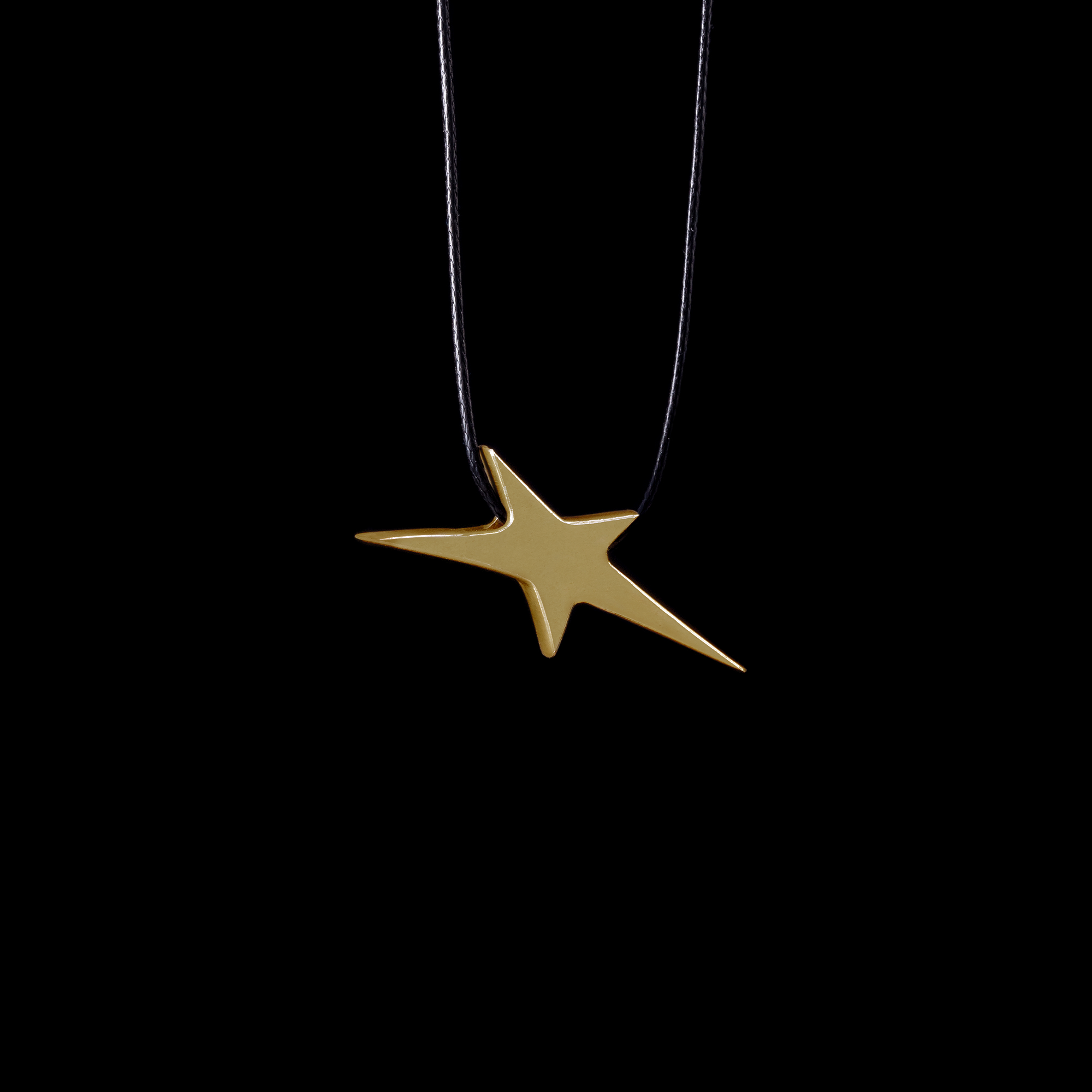 Χρυσό 18Κ ή Ασημένιο 925 Μενταγιόν Star Pendant 