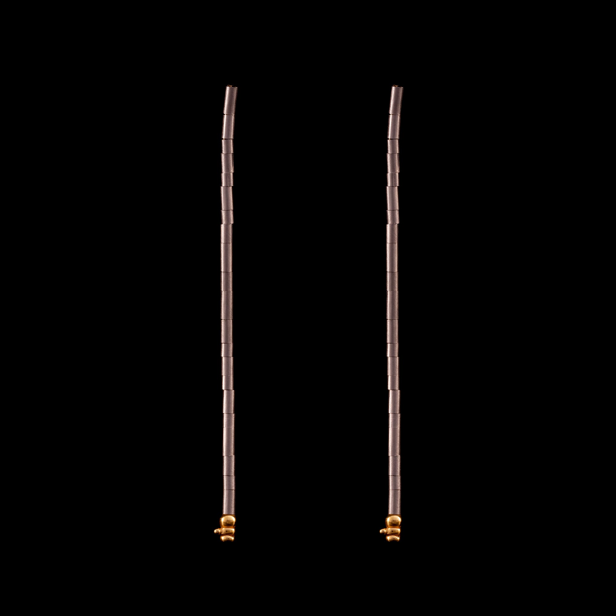 Λευκόχρυσο 18Κ Μακρύ Σκουλαρίκι 92mm White Chain Earring